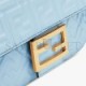 FENDI BAGUETTE CHAIN MIDI - LIGHT BLUE LEATHER BAG 8BR793AH9CF19PR (24*14.5*7cm)