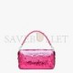 FENDI BAGUETTE - FUCHSIA SEQUINNED BAG 8BR600A9X2F1HY1 (27*15*6cm)