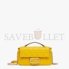 FENDI BAGUETTE CHAIN MIDI - YELLOW NAPPA LEATHER BAG 8BR793AH9CF1E8V (24*14.5*7cm)