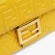 FENDI BAGUETTE CHAIN MIDI - YELLOW NAPPA LEATHER BAG 8BR793AH9CF1E8V (24*14.5*7cm)