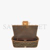 FENDI BAGUETTE - GREEN CANVAS BAG 8BR600A9P6F1891 (27*15*6cm)