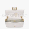 FENDI BAGUETTE CHAIN LARGE - WHITE NAPPA LEATHER BAG 8BR795AH9CF15AO (32*19.5*11cm)