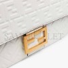 FENDI BAGUETTE CHAIN LARGE - WHITE NAPPA LEATHER BAG 8BR795AH9CF15AO (32*19.5*11cm)