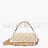 FENDI BAGUETTE - WHITE SHEEPSKIN BAG 8BR600A8HPF1F7K (27*15*6cm)