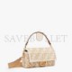 FENDI BAGUETTE - WHITE SHEEPSKIN BAG 8BR600A8HPF1F7K (27*15*6cm)