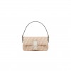 FENDI BAGUETTE 1997 - BEIGE FF WOOL BAG 8BR792AH9EF1FEM (28*13.5*6cm)