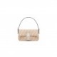 FENDI BAGUETTE 1997 - BEIGE FF WOOL BAG 8BR792AH9EF1FEM (28*13.5*6cm)