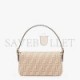 FENDI BAGUETTE 1997 - BEIGE FF WOOL BAG 8BR792AH9EF1FEM (28*13.5*6cm)