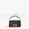 FENDI BAGUETTE - BLACK LEATHER BAG 8BS017A9PWF0FQV (19*11.5*4cm)