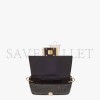 FENDI BAGUETTE - BLACK LEATHER BAG 8BS017A9PWF0FQV (19*11.5*4cm)