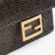 FENDI BAGUETTE - BLACK LEATHER BAG 8BS017A9PWF0FQV (19*11.5*4cm)