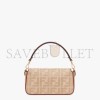 FENDI BAGUETTE - BEIGE FF CANVAS BAG 8BR600AC9OF1DSZ (27*15*6cm)