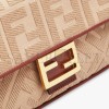 FENDI BAGUETTE - BEIGE FF CANVAS BAG 8BR600AC9OF1DSZ (27*15*6cm)