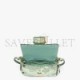 FENDI MINI BAGUETTE 1997 - GREEN LEATHER AND SEQUINNED BAG 8BS049AISLF1H38 (19.5*11*5cm)