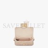 FENDI MINI BAGUETTE - PINK FF CANVAS BAG 8BS017AC9OF1F7L (19*11.5*4cm)