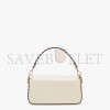 FENDI BAGUETTE - WHITE LEATHER BAG 8BR600AHMQF1FIR (27*15*6cm)