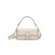 FENDI BAGUETTE - WHITE FULL GRAIN LEATHER BAG 8BR600AH95F0VWM (27*15*6cm)