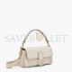 FENDI BAGUETTE - WHITE FULL GRAIN LEATHER BAG 8BR600AH95F0VWM (27*15*6cm)