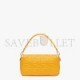 FENDI BAGUETTE - ORANGE NAPPA LEATHER BAG 8BR600A72VF1DSE (27*15*6cm)