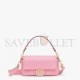 FENDI BAGUETTE - PINK NAPPA LEATHER BAG 8BR600A72VF1AQA (27*15*6cm)