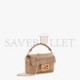 FENDI BAGUETTE - BROWN LEATHER BAG 8BS017A9PWF1A46 (19*11.5*4cm)