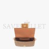 FENDI BAGUETTE - BROWN LEATHER BAG 8BS017A9PWF1A46 (19*11.5*4cm)