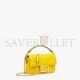 FENDI BAGUETTE MINI - YELLOW FF NAPPA LEATHER BAG 8BS017A72VF18MG (19*11.5*4cm)