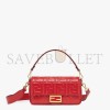 FENDI BAGUETTE - RED LEATHER BAG 8BR600A72VF17U7 (27*15*6cm)