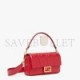 FENDI BAGUETTE - RED LEATHER BAG 8BR600A72VF17U7 (27*15*6cm)