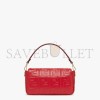 FENDI BAGUETTE - RED LEATHER BAG 8BR600A72VF17U7 (27*15*6cm)