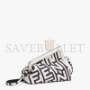 FENDI FIRST MIDI - TWO-TONE PRINTED NAPPA LEATHER FENDI ROMA CAPSULE BAG 8BP137AMWRF1C6C (30*20*14cm)