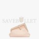 FENDI FIRST SMALL - PALE PINK OSTRICH LEATHER BAG 8BP129Q95F14N1 (26*18*9.5cm)