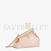 FENDI FIRST SMALL - PALE PINK OSTRICH LEATHER BAG 8BP129Q95F14N1 (26*18*9.5cm)