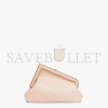 FENDI FIRST SMALL - PALE PINK OSTRICH LEATHER BAG 8BP129Q95F14N1 (26*18*9.5cm)