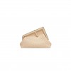 FENDI FIRST SMALL - BEIGE OSTRICH LEATHER BAG 8BP129Q95F1DM1 (26*18*9.5cm)