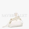 FENDI FIRST SMALL - WHITE LAQUE CROCODILE LEATHER BAG 8BP129AKRSF0L10 (26*18*9.5cm)