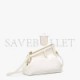 FENDI FIRST SMALL - WHITE LAQUE CROCODILE LEATHER BAG 8BP129AKRSF0L10 (26*18*9.5cm)