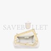 FENDI FIRST SMALL - WHITE LAQUE CROCODILE LEATHER BAG 8BP129AKRSF0L10 (26*18*9.5cm)