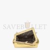 FENDI FIRST SMALL - GOLD LAMINATED LEATHER BAG 8BP129AISPF0RXU (26*18*9.5cm)