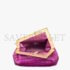 FENDI FIRST MEDIUM - PURPLE CROCODILE LEATHER BAG 8BP127AGXTF022Q (32.5*23.5*15cm)