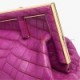 FENDI FIRST MEDIUM - PURPLE CROCODILE LEATHER BAG 8BP127AGXTF022Q (32.5*23.5*15cm)