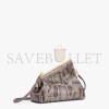 FENDI FIRST SMALL - DARK GRAY PYTHON LEATHER BAG 8BP129A0ZFF0KYA (26*18*9.5cm)