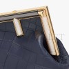 FENDI FIRST SMALL - DARK BLUE CROCODILE BAG 8BP129ALMVF1J61 (26*18*9.5cm)