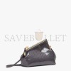 FENDI FIRST SMALL - DARK GRAY CROCODILE BAG 8BP129AKRSF1EFW (26*18*9.5cm)