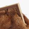 FENDI FIRST SMALL - BROWN MINK BAG 8BP129AHVPF0VPH (26*18*9.5cm)