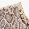 FENDI FIRST SMALL - PINK PYTHON LEATHER BAG 8BP129AH97F0NDK (26*18*9.5cm)