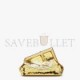 FENDI FIRST SMALL - GOLD-COLORED LEATHER AND SEQUINNED BAG 8BP129AJP4F0RXU (26*18*9.5cm)