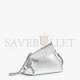 FENDI FIRST SMALL - SILVER LAMINATED LEATHER BAG 8BP129AISPF0MK5 (26*18*9.5cm)