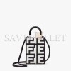 FENDI MINI SUNSHINE SHOPPER - TWO-TONE PRINTED LEATHER FENDI ROMA CAPSULE MINI-BAG 8BS051AMWKF1C6C (18*13*6.5cm)