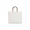 FENDI SUNSHINE MEDIUM - WHITE LEATHER SHOPPER 8BH386AMCVF0QVL (35*31*17cm)